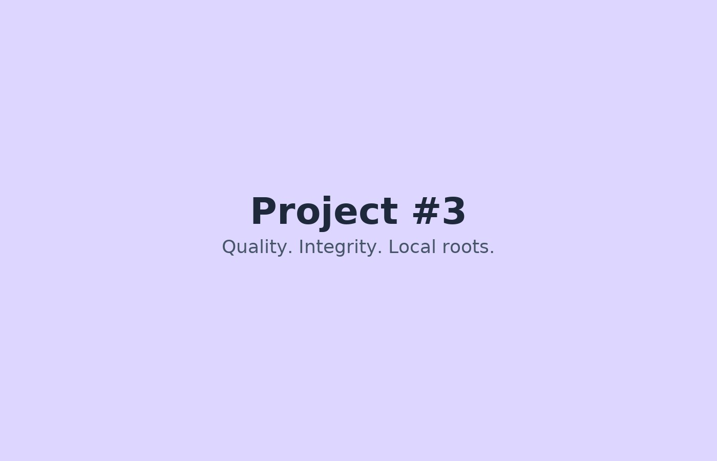 Project 3