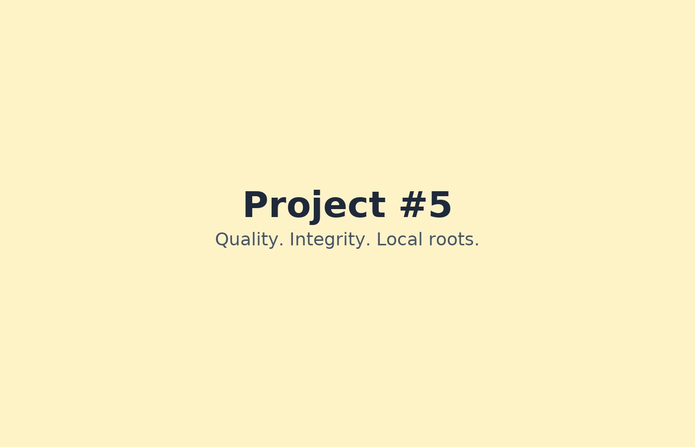 Project 5